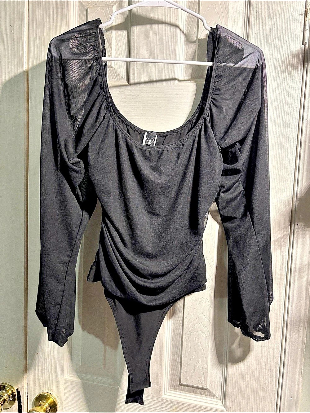 Windsor Black Long Sleeve One Piece Size Large Like New